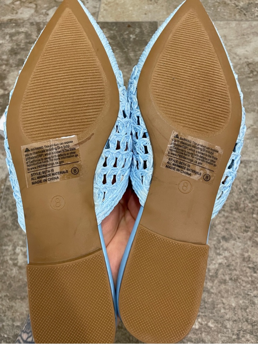 Women’s Woven Pointed-Toe Mules - Picture 5 of 7